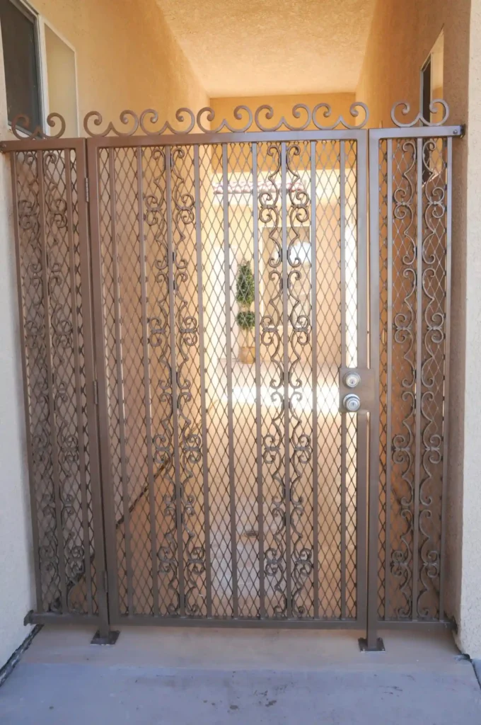 Mobile type image of NV memory care for gallery section in which a gate is showing as the entrace